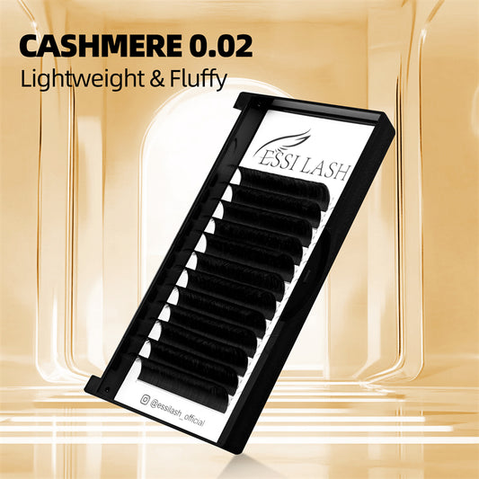 Cachemira más suave, volumen de seda 0,02, negro mate oscuro